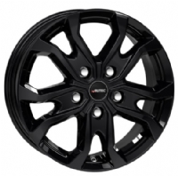 Autec Kiso 6.5"X16-5/114  ET44 Black (1390 Kg)